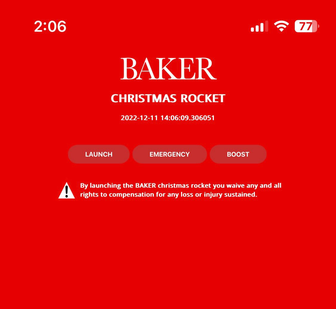 Christmas Rocket